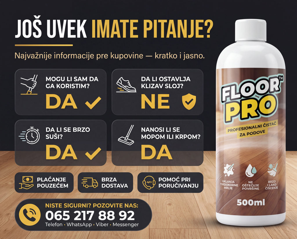FloorPro™ emulzija za čišćenje i sjaj podova 1+1