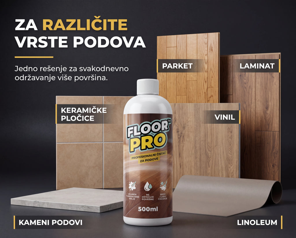 FloorPro™ emulzija za čišćenje i sjaj podova 1+1