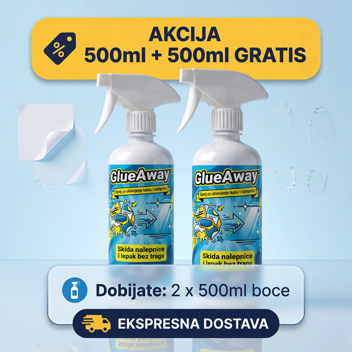 GlueAway™ 1+1 GRATIS