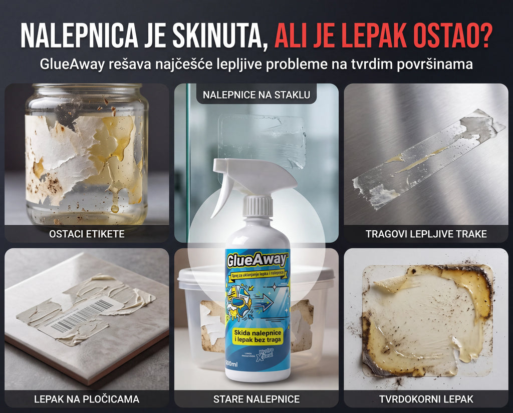 GlueAway™ sprej za skidanje nalepnica i lepka 1+1