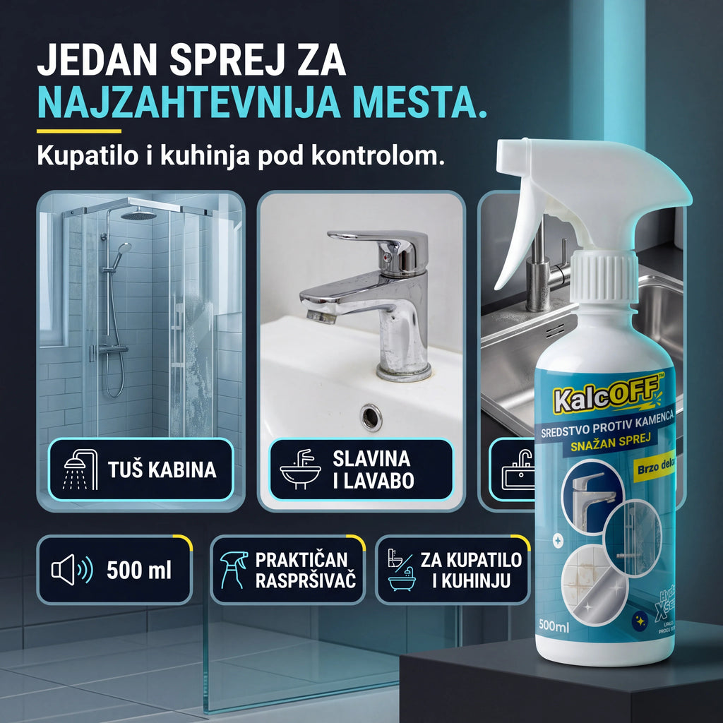 KalcOFF™ sprej za uklanjanje kamenca