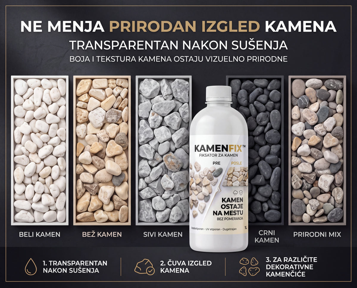 KamenFix™ vezivo za ukrasni kamen 0,5+0,5