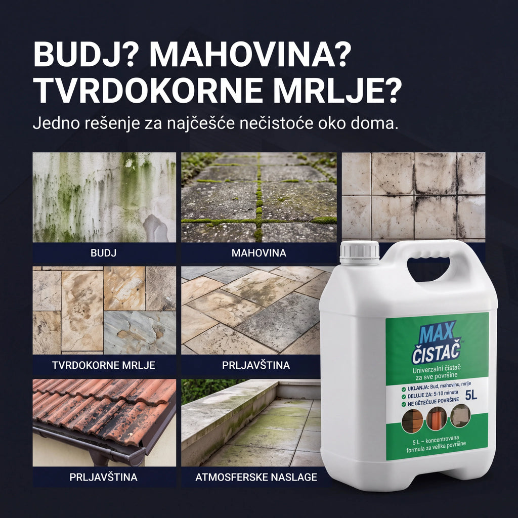 MAX Čistač™ za spoljašnje površine 1 L + 1 L GRATIS