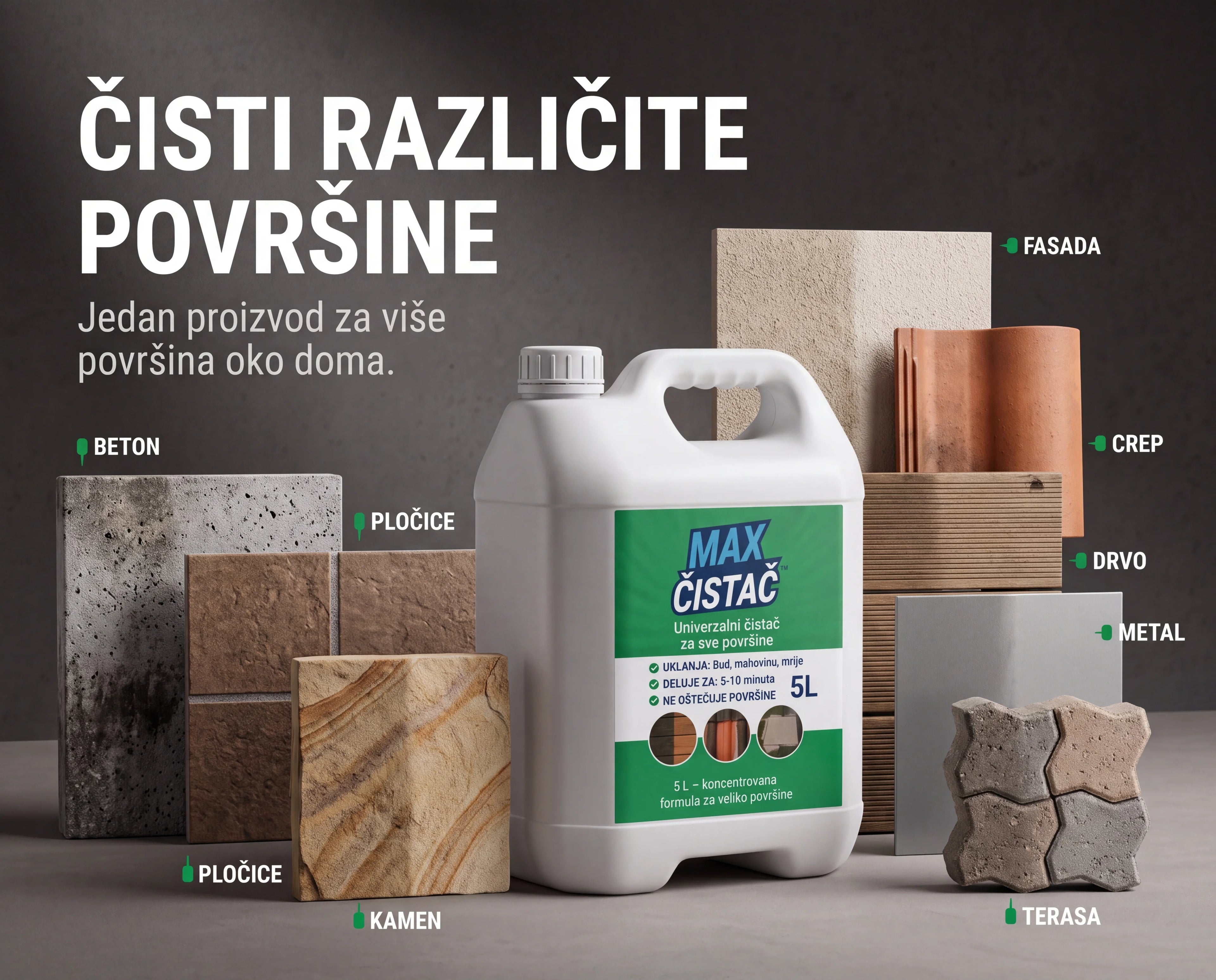 MAX Čistač za spoljašnje površine