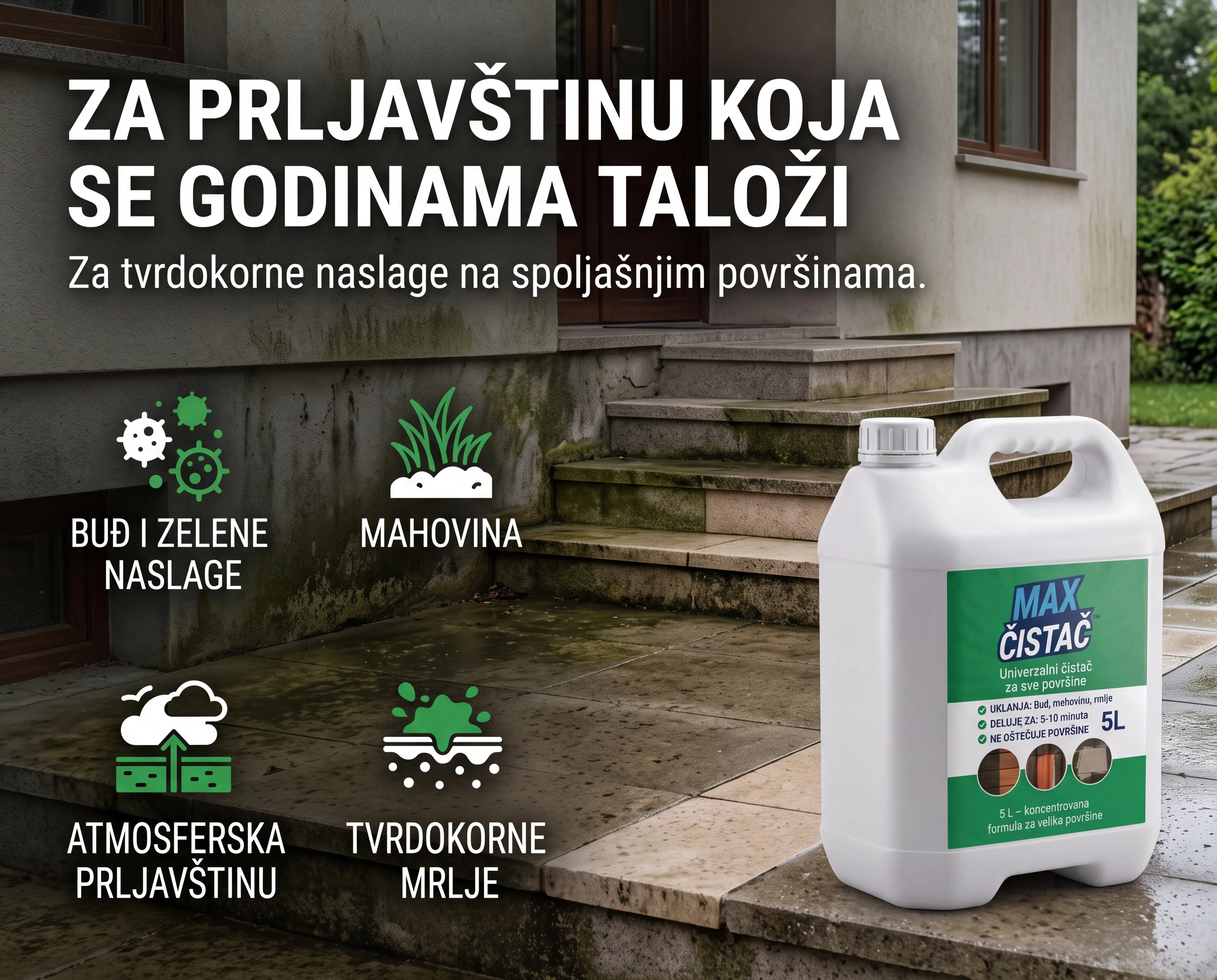 MAX Čistač za spoljašnje površine