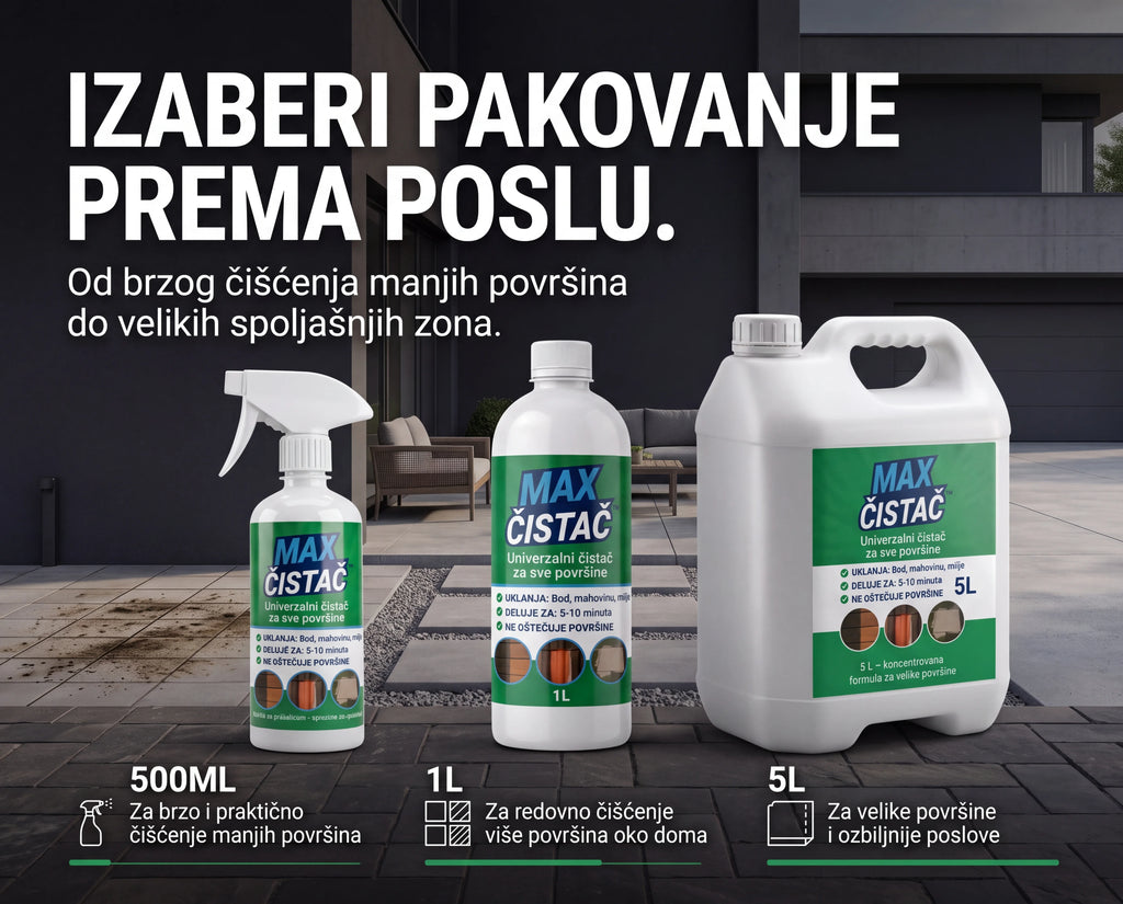 MAX Čistač za spoljašnje površine