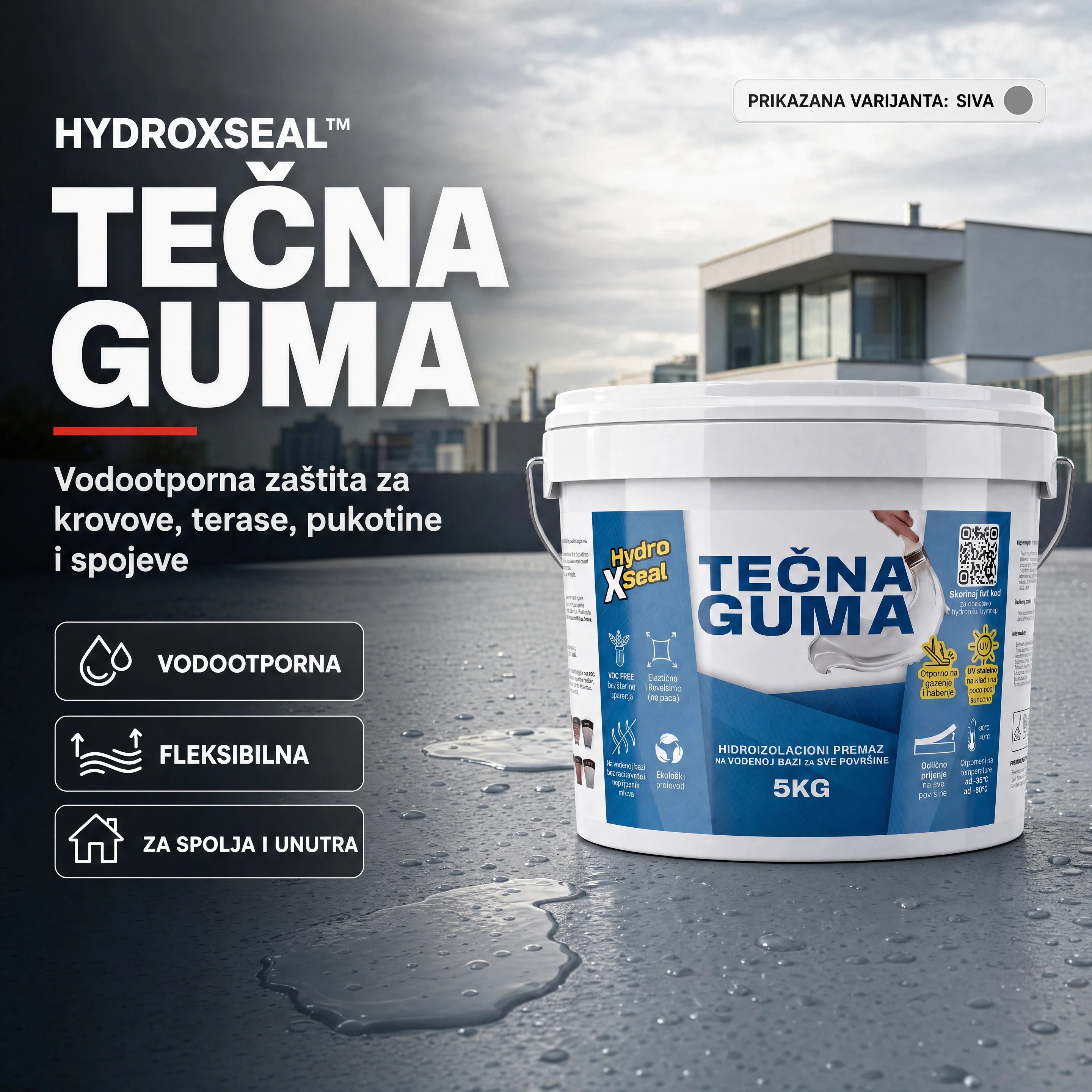 Tečna guma Hydroxseal RS
