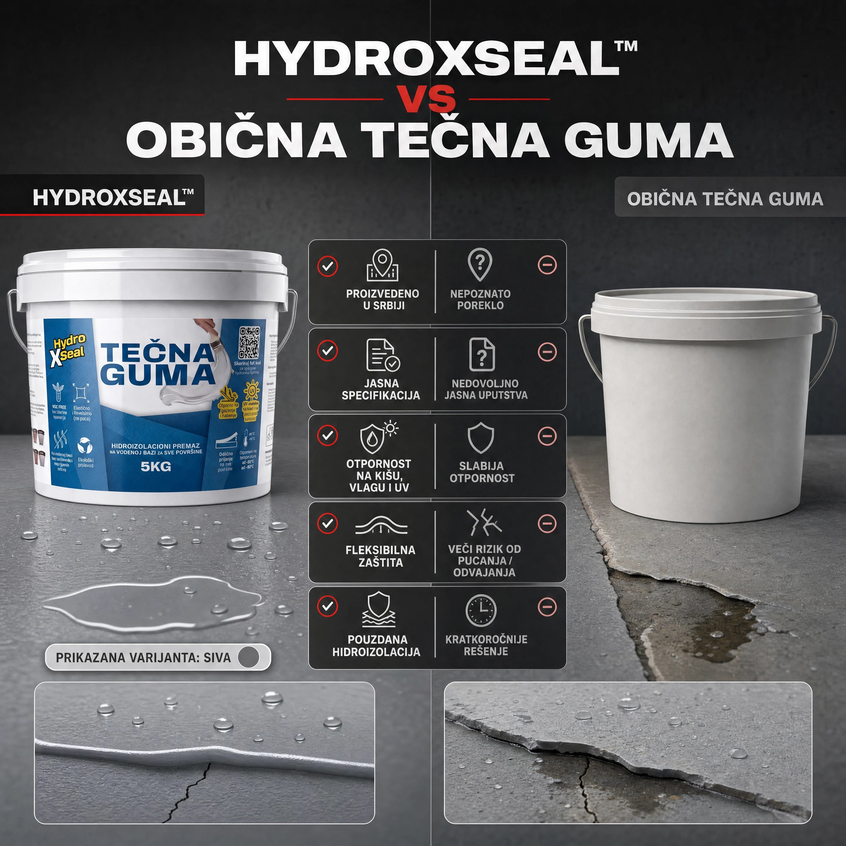Tečna guma Hydroxseal RS