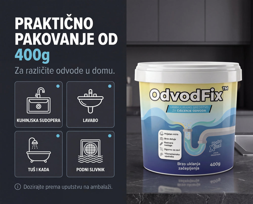OdvodFix™ Granule za odvode 400g+400g