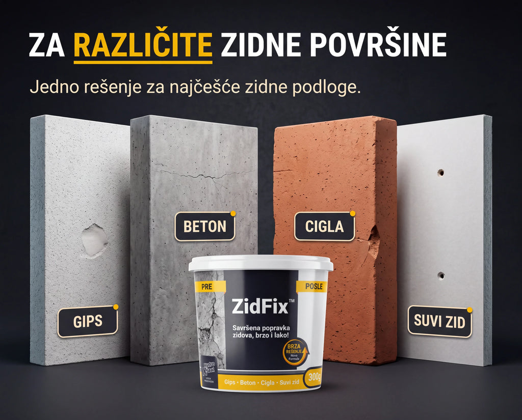 ZidFix™ Pasta za popravku zidova 300g+300g