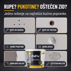 ZidFix™ Pasta za popravku zidova 300g+300g